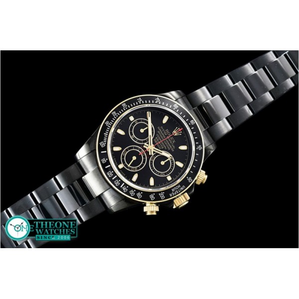 Rolex - Daytona Kravitz LK01 DLC/DLC Black/Gold BP V2 A7750