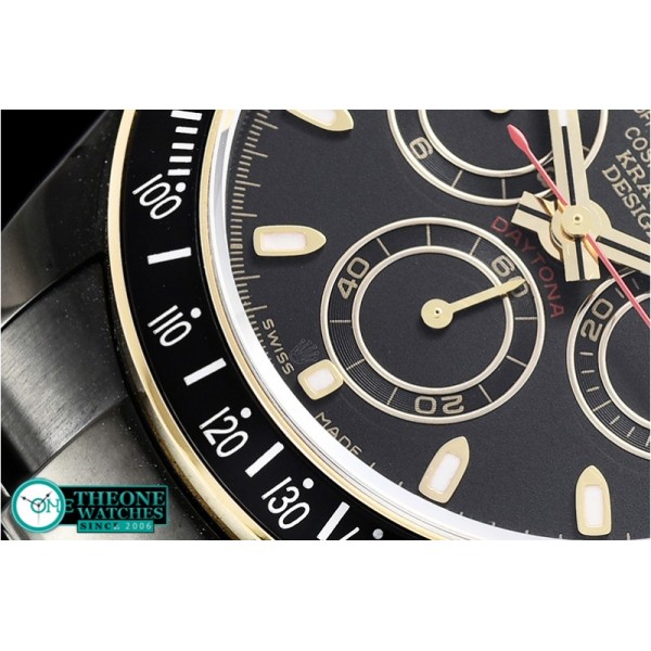 Rolex - Daytona Kravitz LK01 DLC/DLC Black/Gold BP V2 A7750