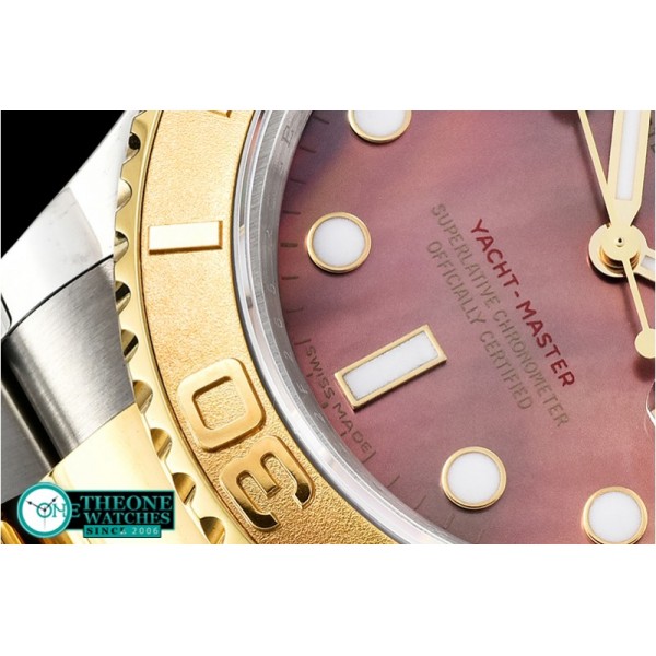 Rolex - YachtMaster 116623 40mm YG/SS Brown MOP BP A3135