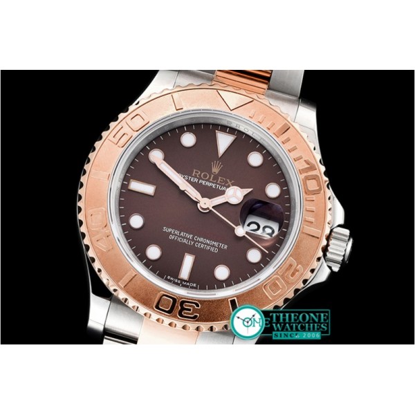 Rolex - YachtMaster 116623 40mm Wrapped RG/SS Brown BP A3135