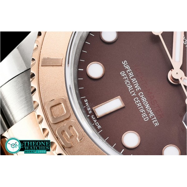 Rolex - YachtMaster 116623 40mm Wrapped RG/SS Brown BP A3135