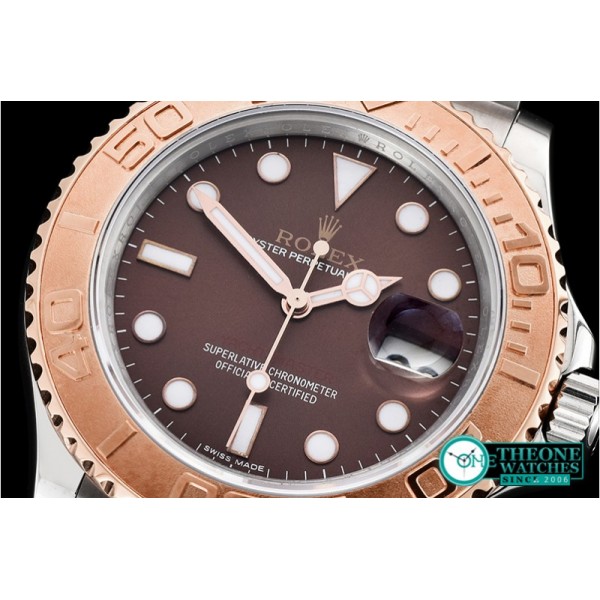 Rolex - YachtMaster 116623 40mm Wrapped RG/SS Brown BP A3135