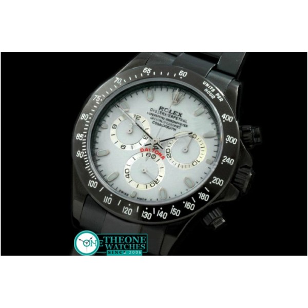 Rolex - PVD/PVD White Sticks Asia 7750 Running Secs @ 6