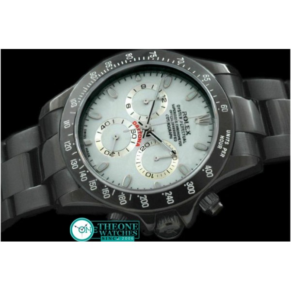 Rolex - PVD/PVD White Sticks Asia 7750 Running Secs @ 6