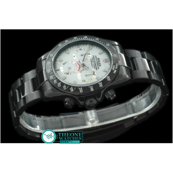 Rolex - PVD/PVD White Sticks Asia 7750 Running Secs @ 6