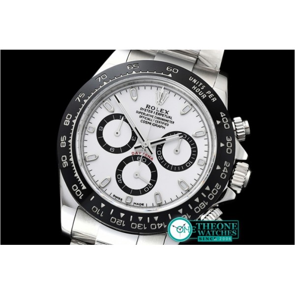 Rolex - Daytona 116500LN SS/SS White ARF Asia 4130 Mod