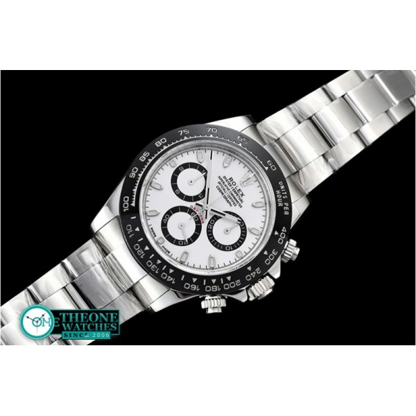 Rolex - Daytona 116500LN SS/SS White ARF Asia 4130 Mod