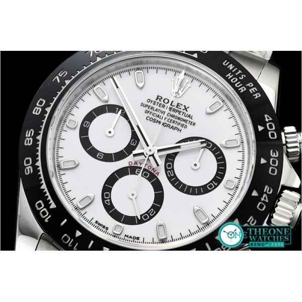 Rolex - Daytona 116500LN SS/SS White ARF Asia 4130 Mod