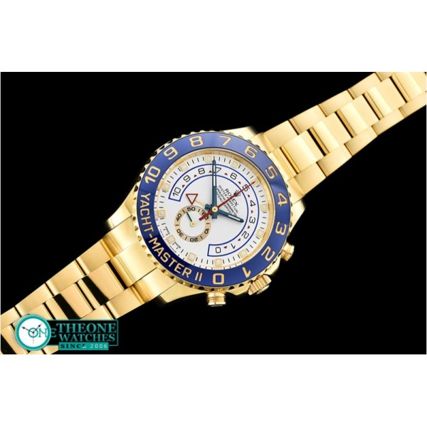 Rolex - YachtMaster 116688 Blue YG/YG White JF Asia 7750 Mod