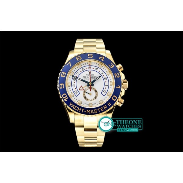 Rolex - YachtMaster 116688 Blue YG/YG White JF Asia 7750 Mod