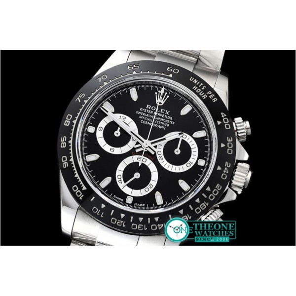 Rolex - Daytona 116500LN SS/SS Black ARF Asia 4130 Mod