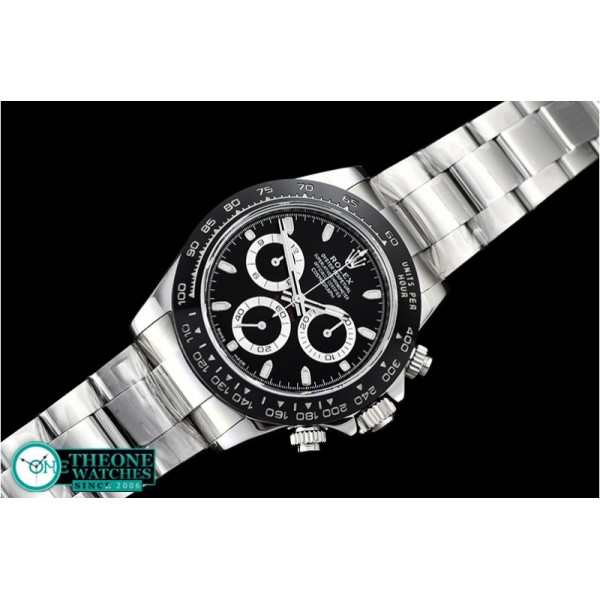 Rolex - Daytona 116500LN SS/SS Black ARF Asia 4130 Mod