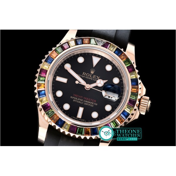 Rolex - YachtMaster 40 116695SATS RG/RU Black BP Asia 3135