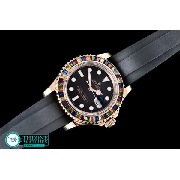 Rolex - YachtMaster 40 116695SATS RG/RU Black BP Asia 3135