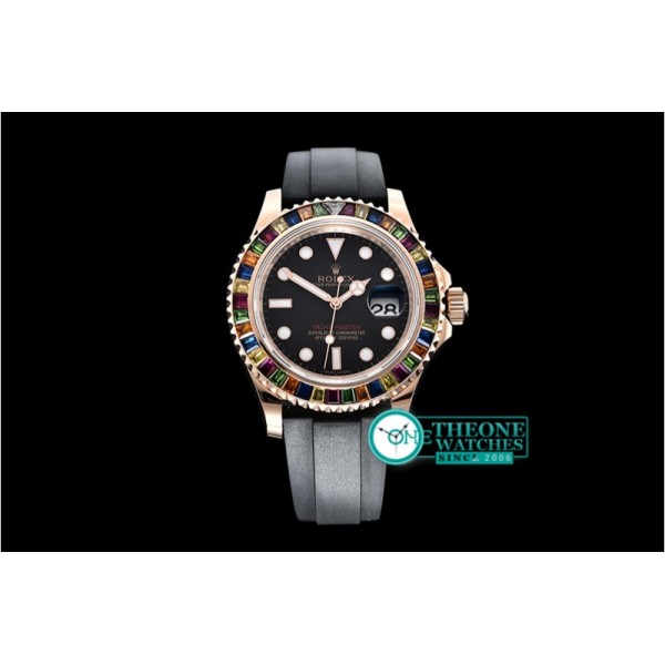 Rolex - YachtMaster 40 116695SATS RG/RU Black BP Asia 3135