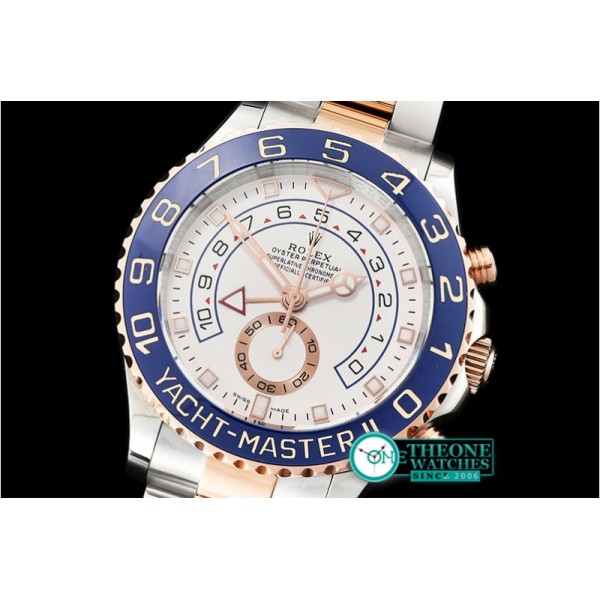 Rolex - YachtMaster 116681 Blue RG/SS White BP Asia 4161 Mod