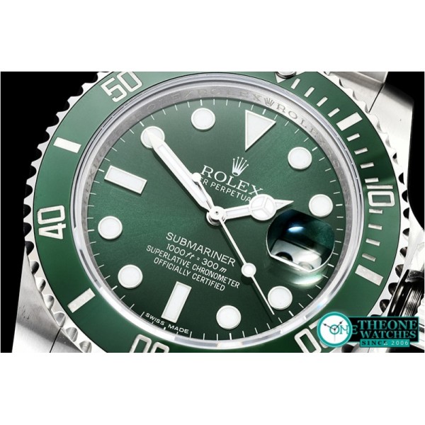 Rolex - Submariner 116610LV SS/SS Green VRF Asia 2836