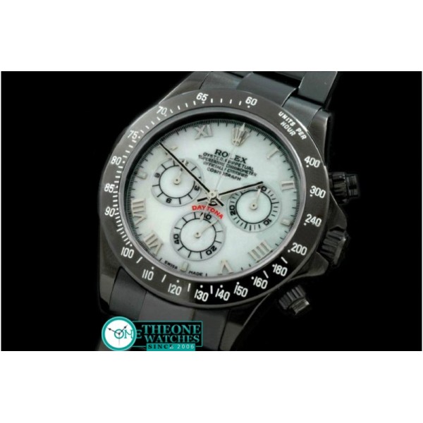 Rolex - PVD/PVD MOP White Roman Asia 7750 Running Secs @ 6