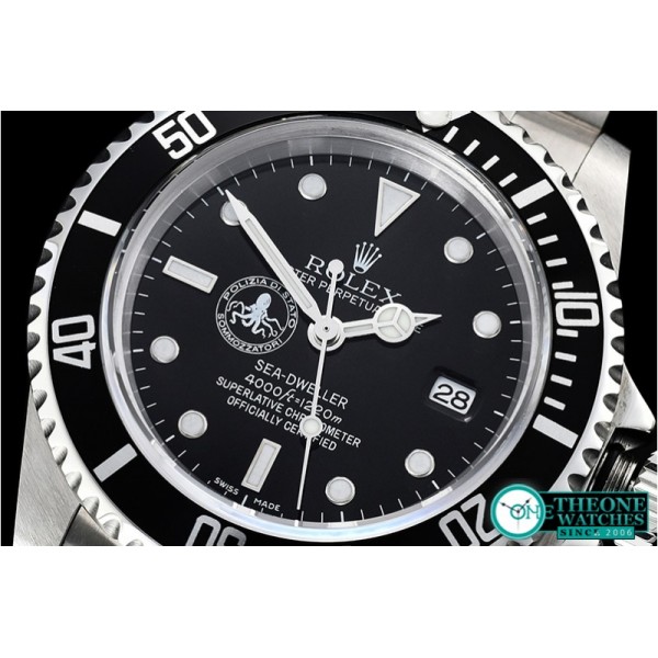 Rolex - SeaDweller 16600 Polizia Di Stato SS/SS Blk BP A2836