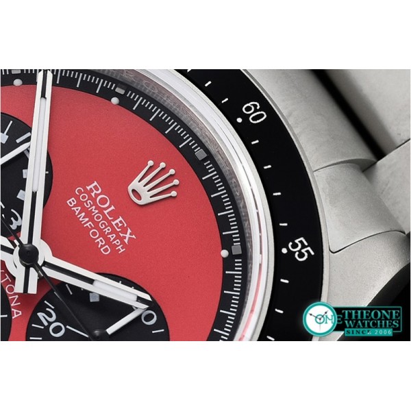 Rolex - Daytona Ref.6263 SS/SS Red Bamford PN JKF A7750