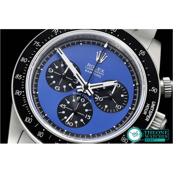 Rolex - Daytona Ref.6263 SS/SS Blue Bamford PN JKF A7750