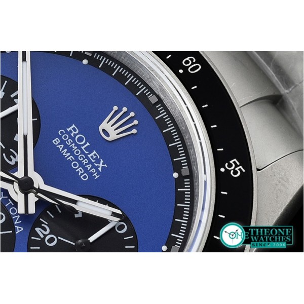 Rolex - Daytona Ref.6263 SS/SS Blue Bamford PN JKF A7750