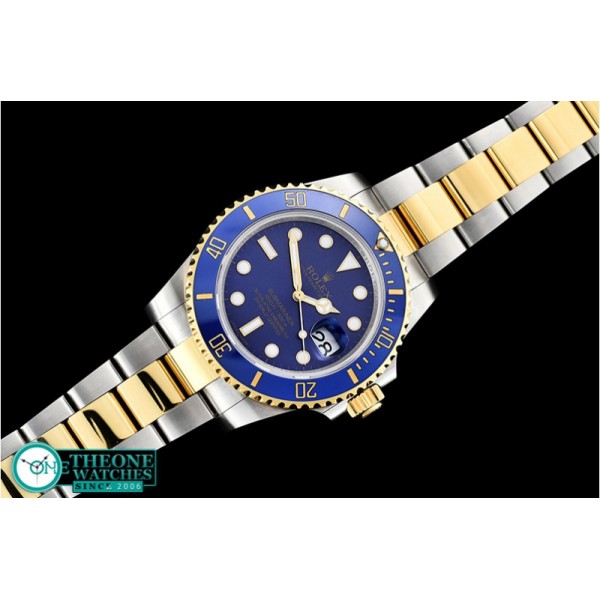 Rolex - Submariner 116613 YG/SS Cer Bez Blue VRF Asia 2836