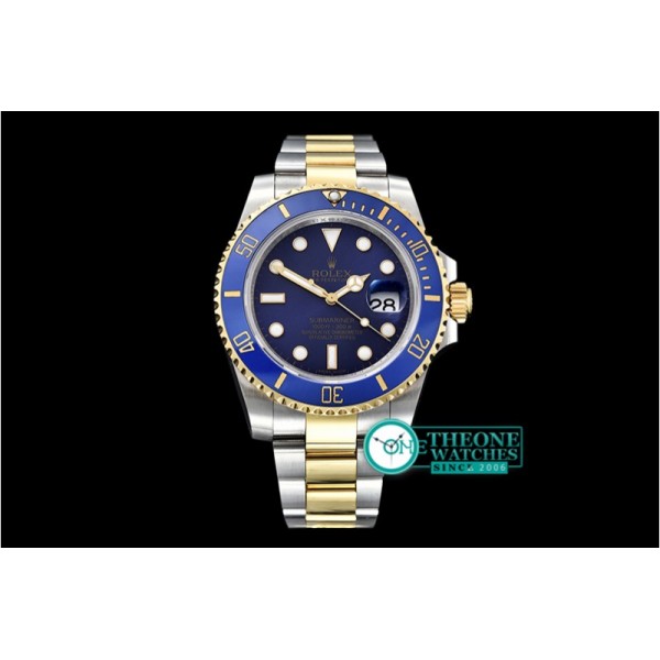 Rolex - Submariner 116613 YG/SS Cer Bez Blue VRF Asia 2836