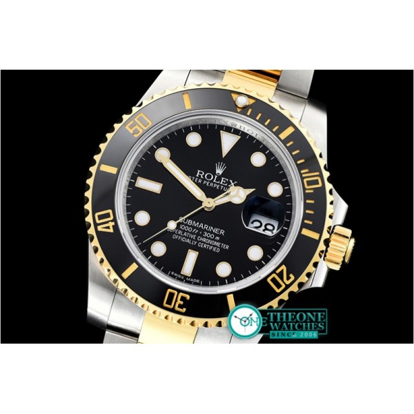 Rolex - Submariner 116613 YG/SS Cer Bez Blk VRF Asia 2836