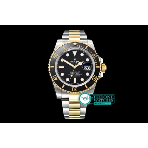 Rolex - Submariner 116613 YG/SS Cer Bez Blk VRF Asia 2836