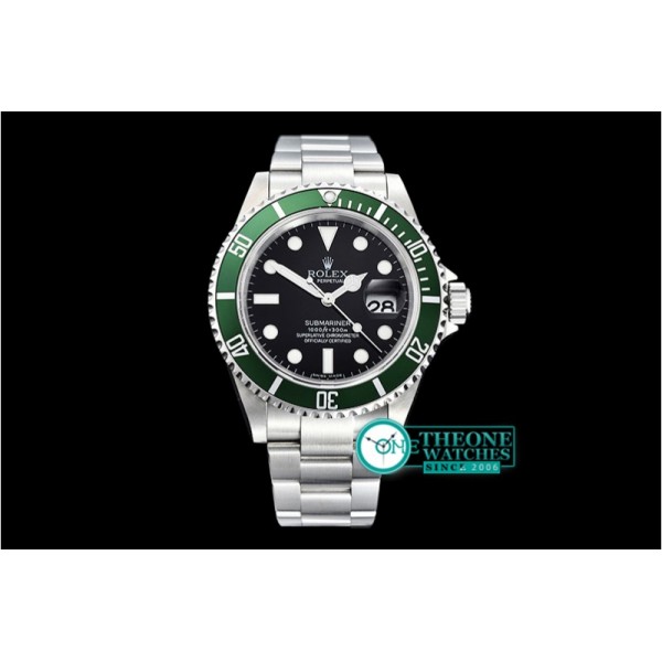 Rolex - Submariner Ref.16610LV SS/SS Black JF Asia 3135 Mod