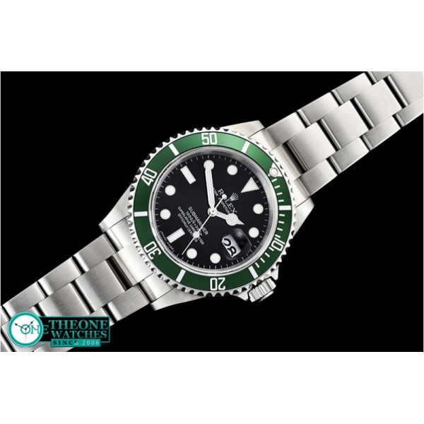 Rolex - Submariner Ref.16610LV SS/SS Black JF Asia 3135 Mod