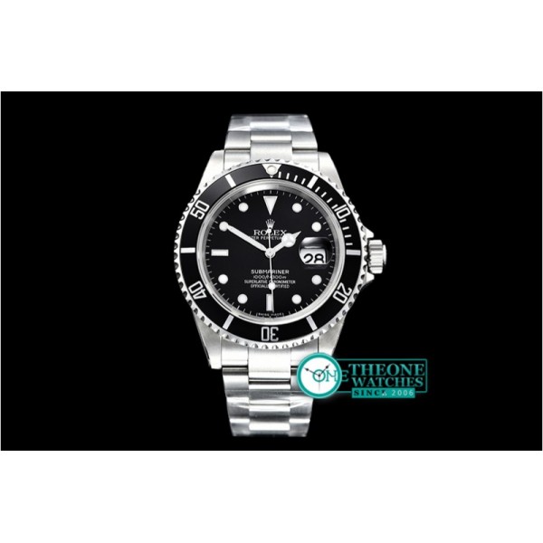 Rolex - Submariner Ref.16610 SS/SS Black JF Asia 3135 Mod