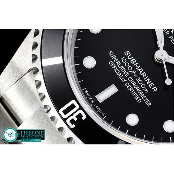 Rolex - Submariner Ref.16610 SS/SS Black JF Asia 3135 Mod