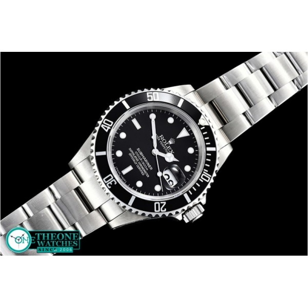 Rolex - Submariner Ref.16610 SS/SS Black JF Asia 3135 Mod