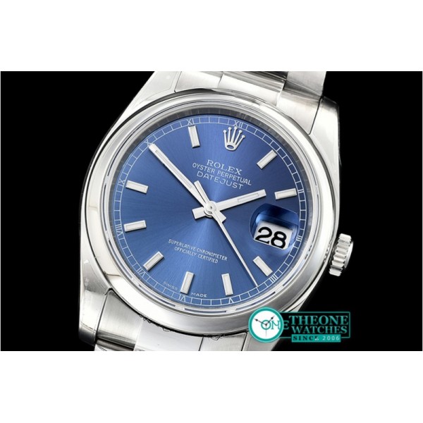 Rolex - Datejust 36mm Oyst Dome 904L SS/SS Blue Lume ARF A3135