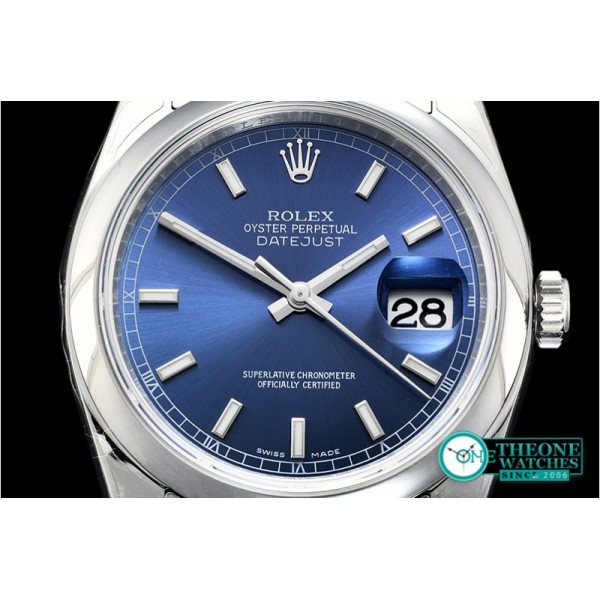 Rolex - Datejust 36mm Oyst Dome 904L SS/SS Blue Lume ARF A3135