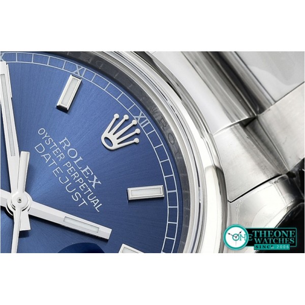 Rolex - Datejust 36mm Oyst Dome 904L SS/SS Blue Lume ARF A3135