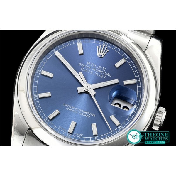 Rolex - Datejust 36mm Oyst Dome 904L SS/SS Blue Lume ARF A3135