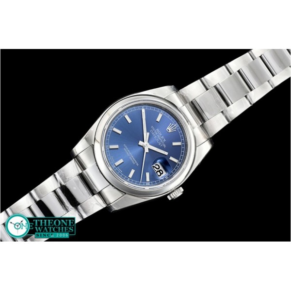 Rolex - Datejust 36mm Oyst Dome 904L SS/SS Blue Lume ARF A3135