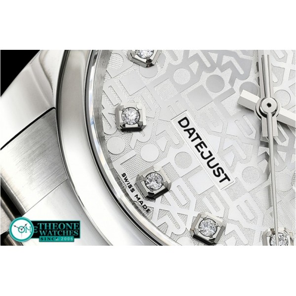 Rolex - DJ 36mm Oyst Dome SS/SS Silver Anniv Diam DJF A3135