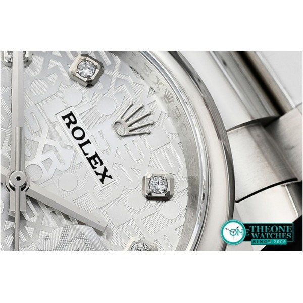 Rolex - DJ 36mm Oyst Dome SS/SS Silver Anniv Diam DJF A3135