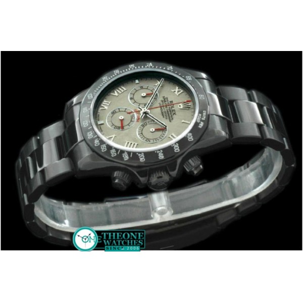 Rolex - PVD/PVD Meteorite Roman Asia 7750 Running Secs @ 6