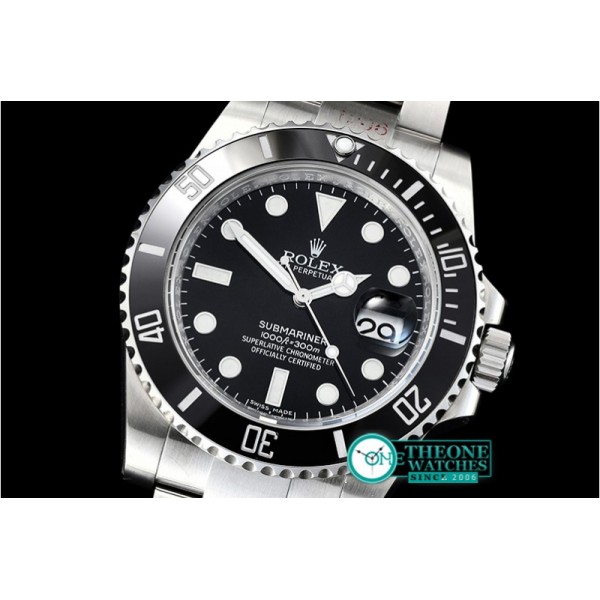 Rolex - Submariner 116610 904L SS/SS Black V8 Noob SA3135