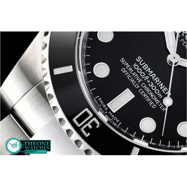 Rolex - Submariner 116610 904L SS/SS Black V8 Noob SA3135