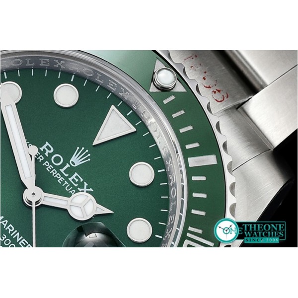 Rolex - Submariner 116610LV 904L SS/SS Green V8 Noob SA3135