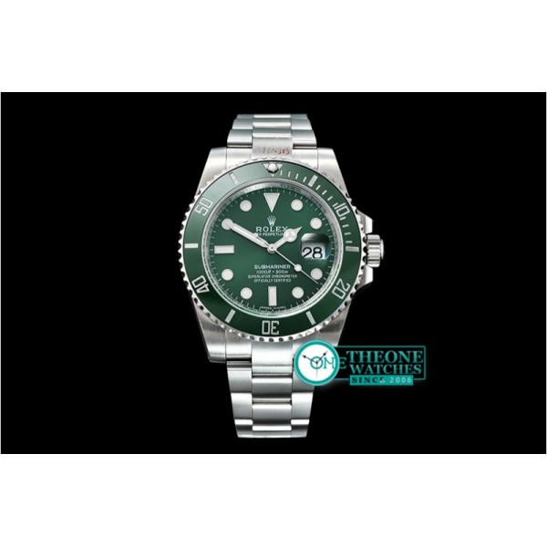 Rolex - Submariner 116610LV 904L SS/SS Green V8 Noob SA3135