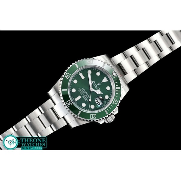 Rolex - Submariner 116610LV 904L SS/SS Green V8 Noob SA3135