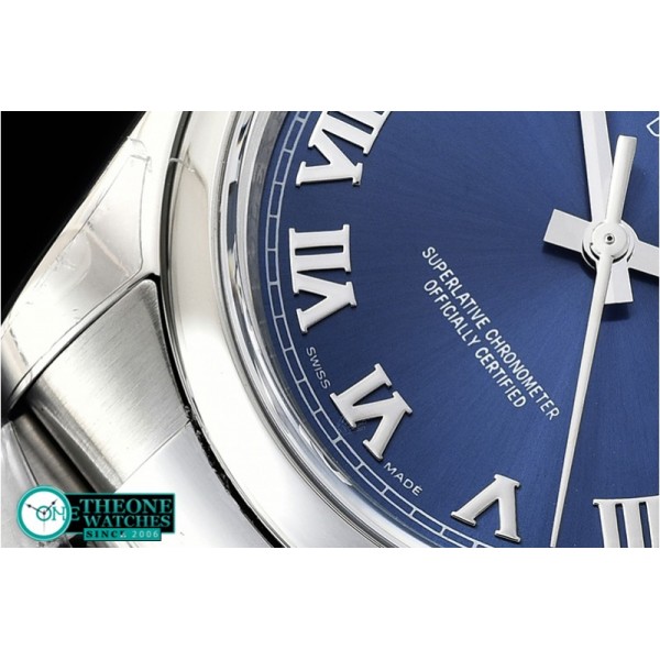 Rolex - DJ 36mm Oyst Dome 904L SS/SS Blue Roman ARF A3135