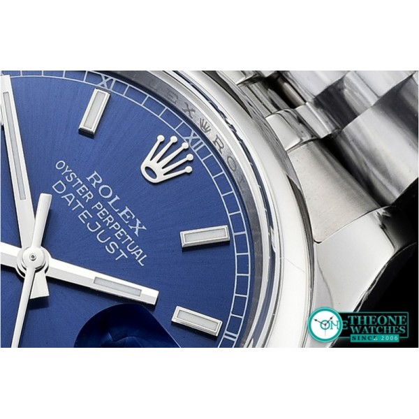 Rolex - DJ 36mm Jub Dome 904L SS/SS Blue Roman ARF A3135